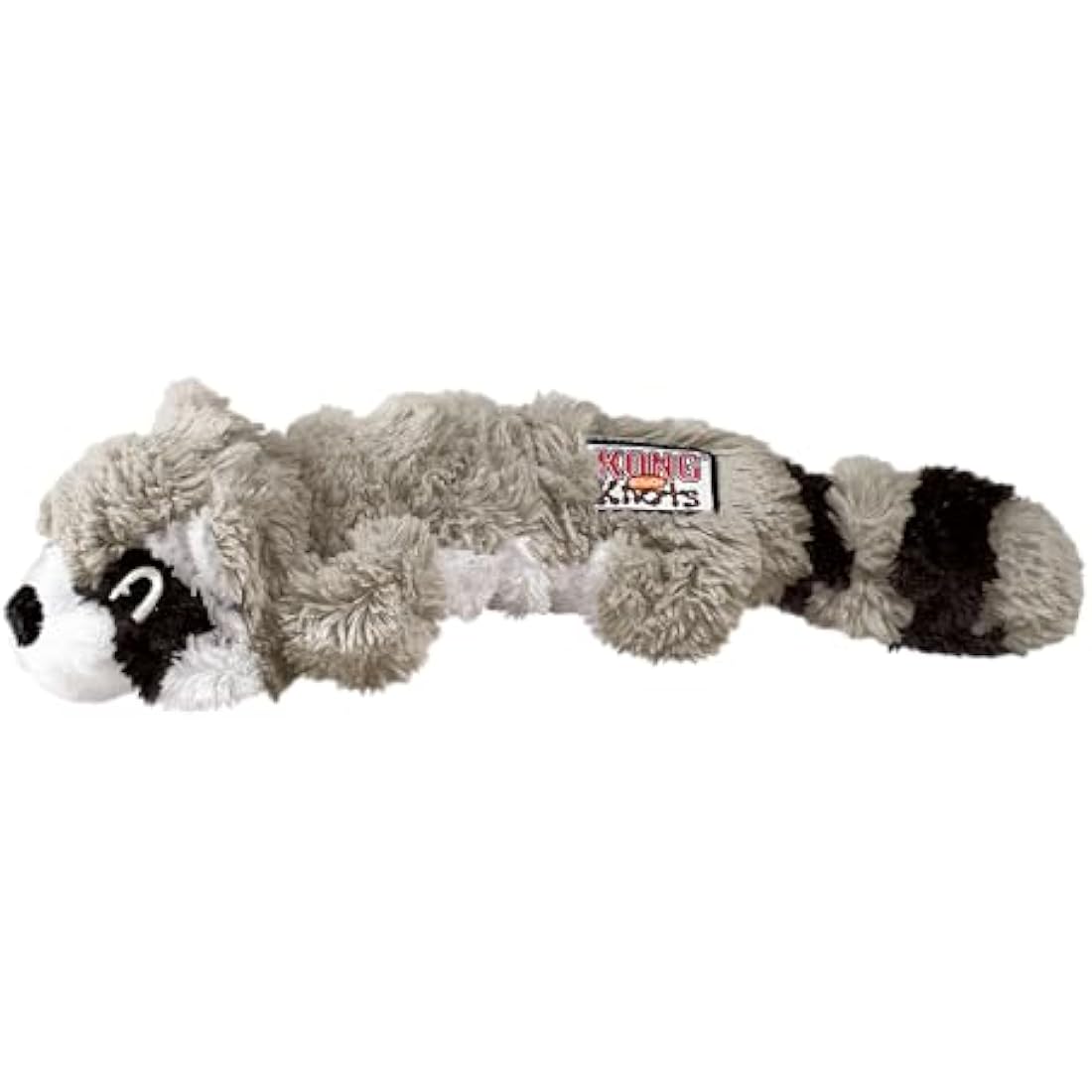 KONG - Scrunch Knots Raccoon - Internal Knotted Ropes and Minimal Stuffing for Less Mess - For Small/Medium Dogs