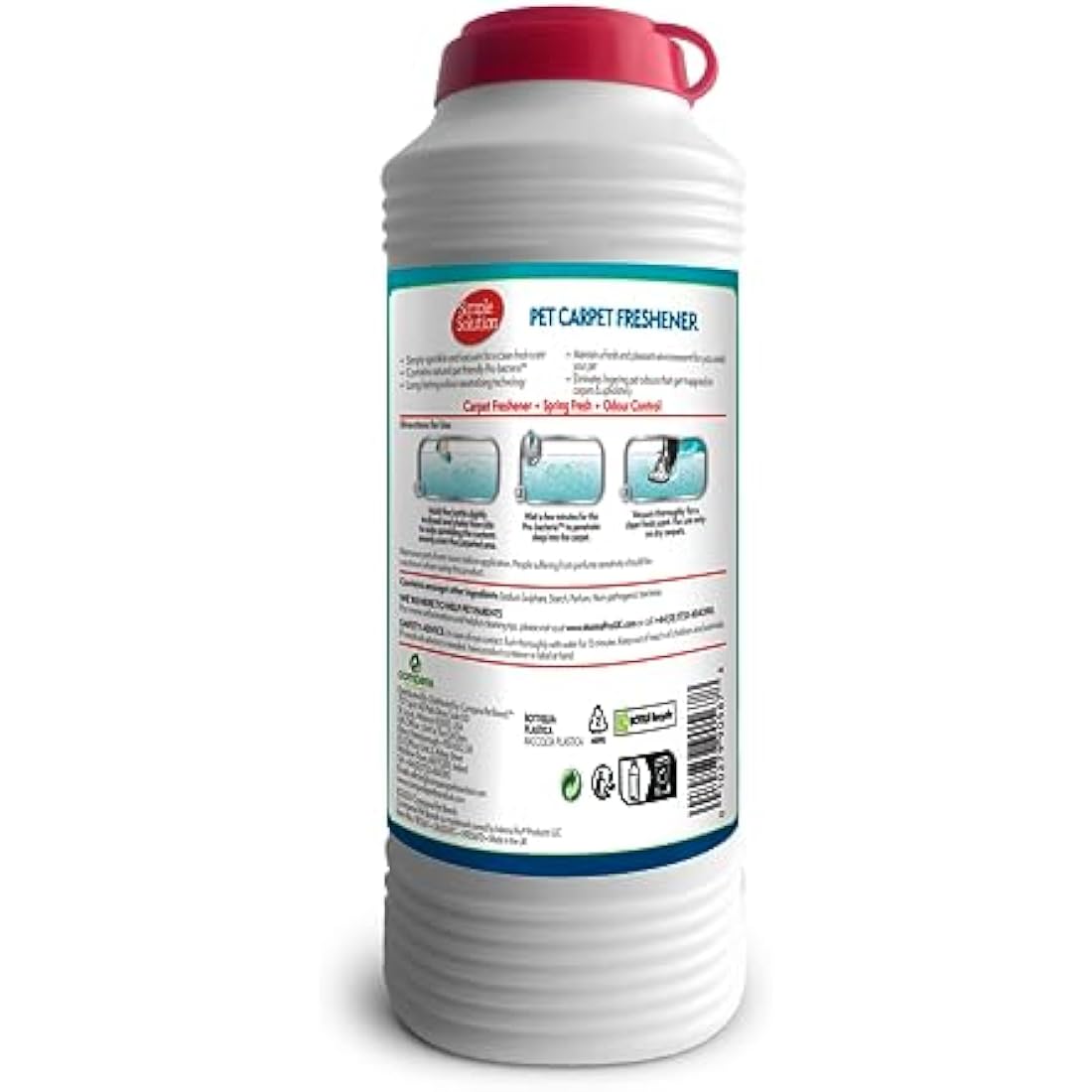 Simple Solution Pet Carpet Freshener with Enzymatic Cleaning Granules - 500g