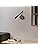 Ouglres Reading Wall Lamp 2pcs, LED With Switch, Industrial Wood and Black, 360° Swivel Goose-Neck Bed Light, for Bedroom, Hallway, Bathroom, Hotels, 3000k