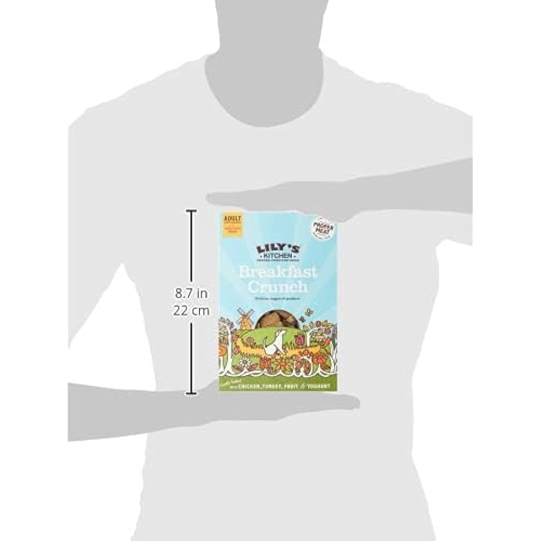 Lily's Kitchen Proper Food for Dogs Breakfast Crunch Chicken with Turkey, Fruit & Yoghurt, 800g