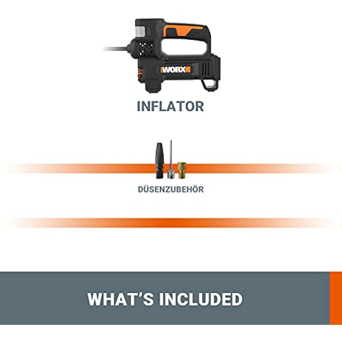 WORX WX092.9 18V (20V MAX) Inflator 4 in 1 Tool - (Tool Only - Battery & Charger Sold Separately)
