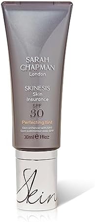 Sarah Chapman Skinesis Skin Insurance with SPF 30 - Tinted Sunscreen for Face - Skin Tint for Perfect Glow and Protection 30ml