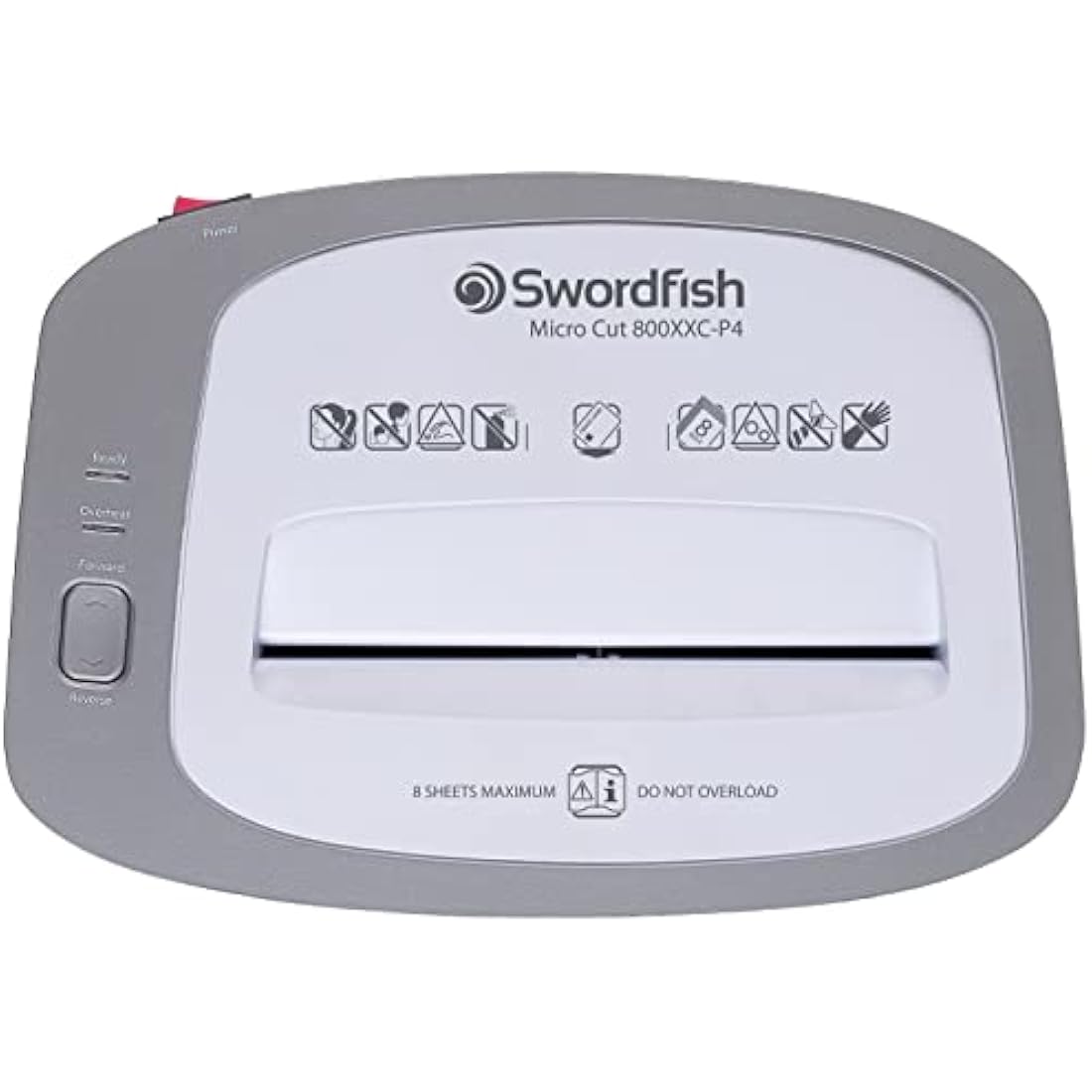 SWORDFISH 800XXC-P4 Micro Cut High Security Paper/Document Shredder [40388], White