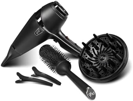 ghd Air Hair Dryer - Salon-Finish, 2X Faster Dying, Reduced Frizz - for All Hair Types (UK Plug)