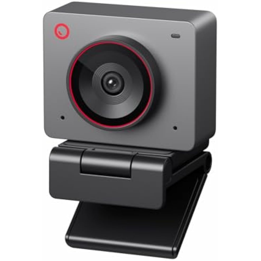 OBSBOT Meet 2-4K Webcam for PC with 1/2" Sensor, AI Framing & Autofocus, Beauty Mode, Lightweight, Gesture Control, HDR, Dual Microphone, 60 FPS, Web Cam for Streaming, Meeting, Gaming. (Space Grey)