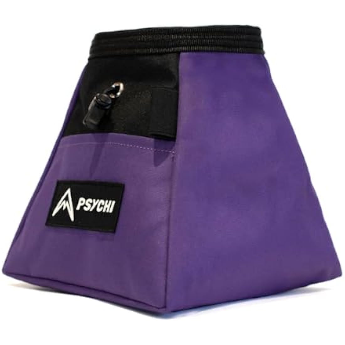Psychi OG Climbing Chalk Bag Bucket Bundle - Starter Pack for Rock Climbing, Gym, Weightlifting - 7 Fun Colour Options - Includes Chalk Bucket, Loose Climbing Chalk & Bouldering Brush