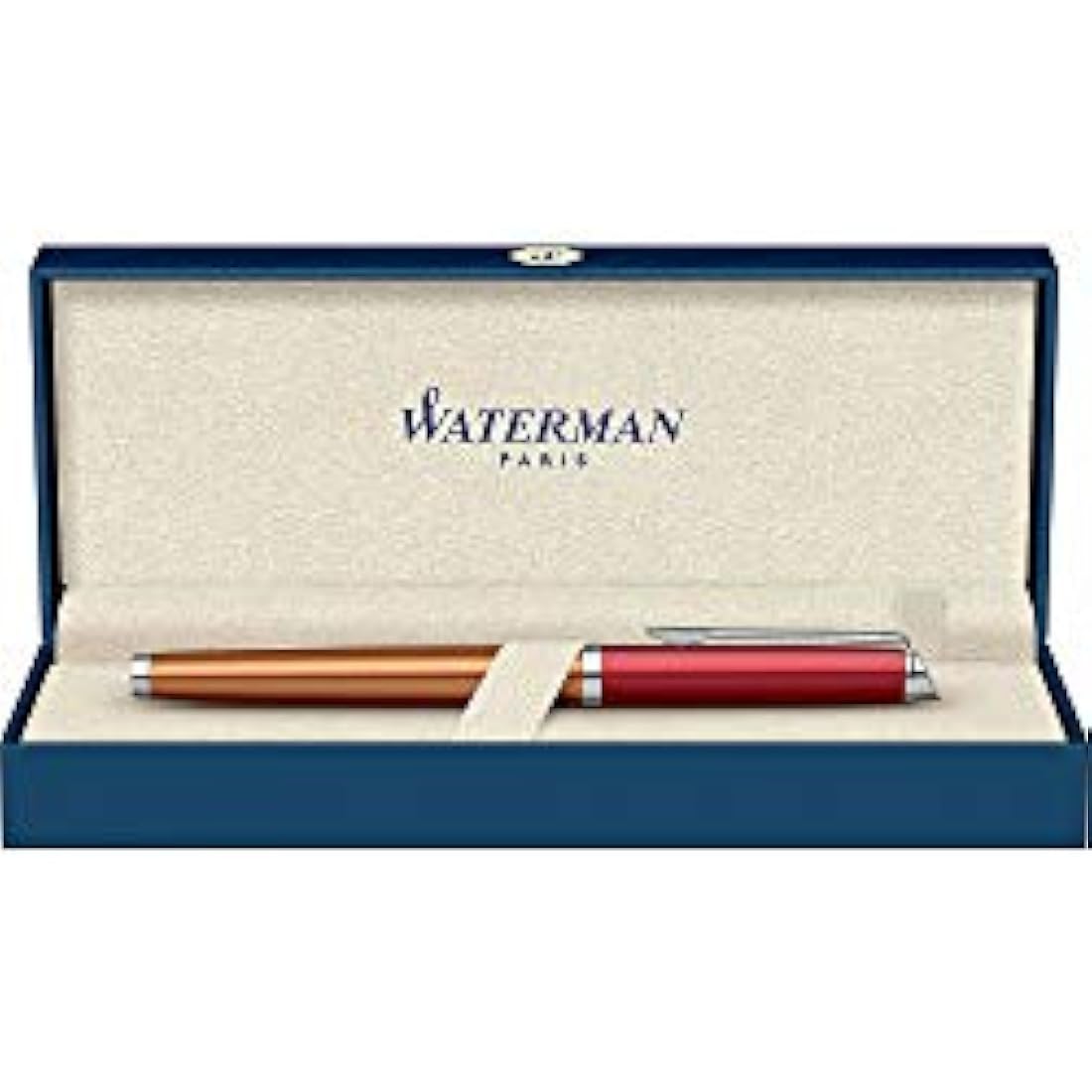 Waterman Rollerball Pen | Hemisphere French Riviera Collection | Promenade Vermillon | Fine Point | Gift Box