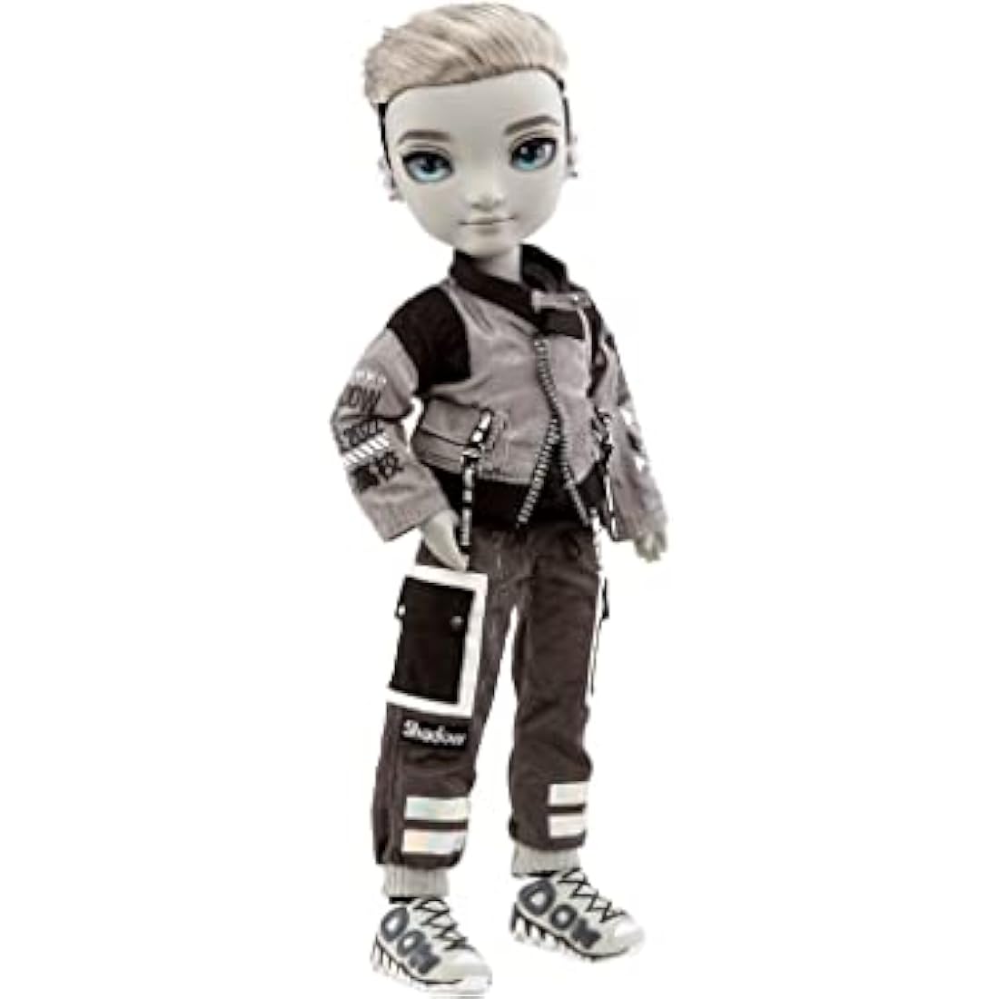 Rainbow High Shadow High Series - ASH SILVERSTONE - Greyscale Fashion Doll With Slick Black Hair, Two Designer Outfits, & Accessories - Collectable - For Kids Ages 6+
