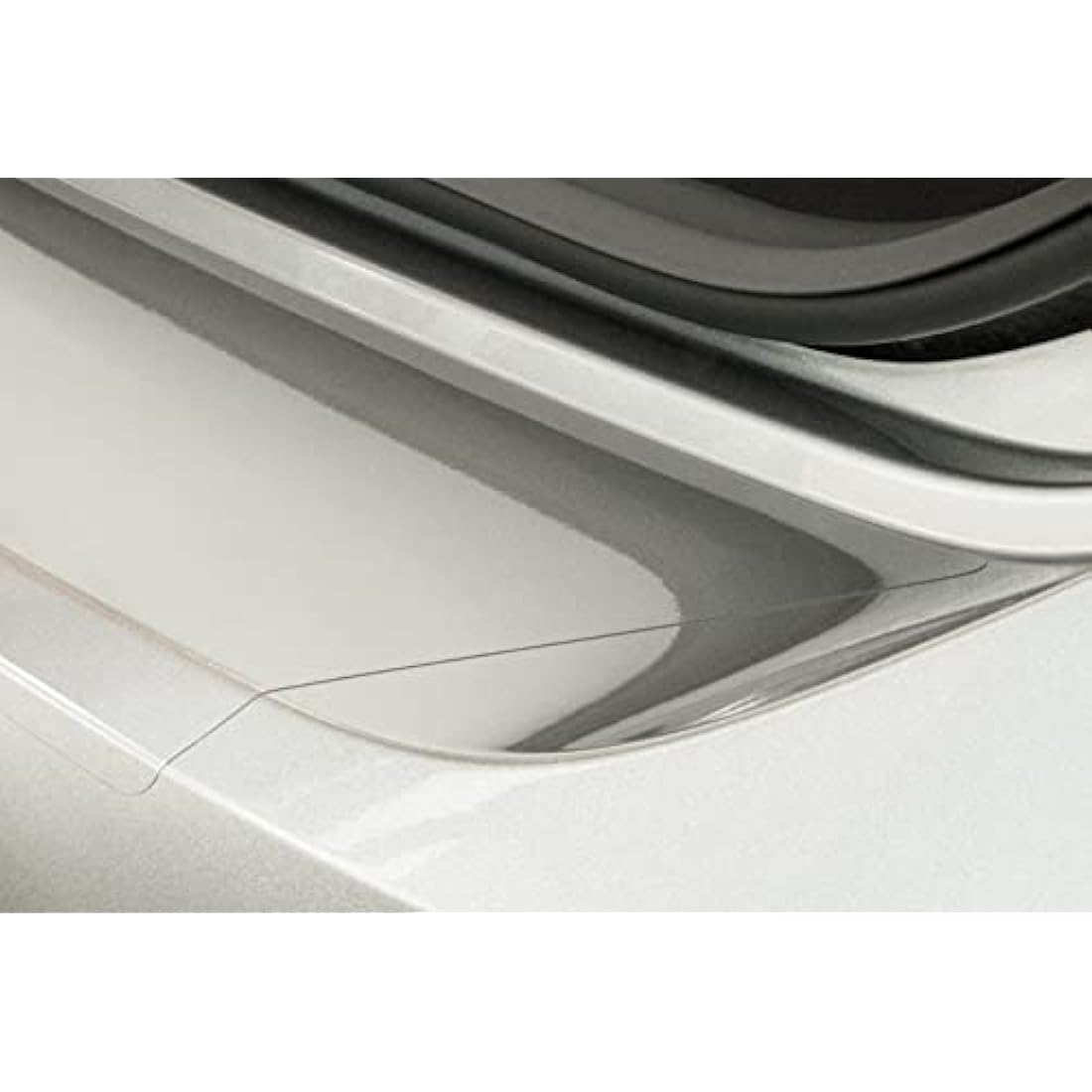 uProtect Car Bumper Protector Full Set for BMW 3 Series Touring 6 (VI) F31 I 2015-2019 - Rear Bumper guards for cars, anti scratch, Paint Protector For Sill Lip - Transparent Glossy
