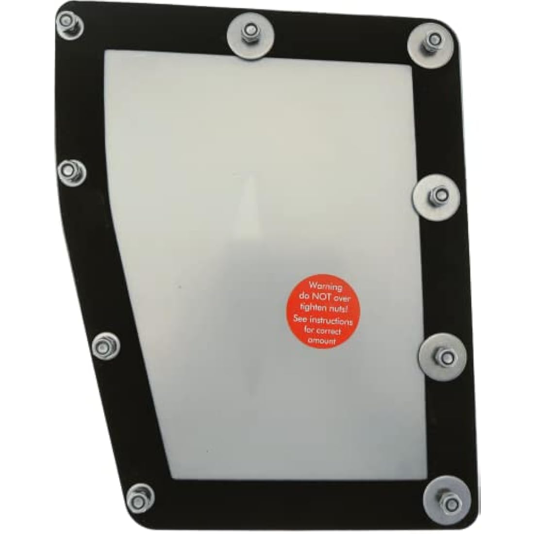 Sussex Installations FOR3-NSL-EXT-001 Brushed stainless Repair/security shield compatible with Ford Custom (2013 > 2023) van - left side/nearside loading door.