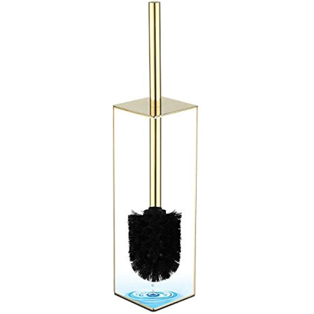 BGL Stainless Steel Material Stand Toilet Brush Holder For Bathroom And Hotel (gold)