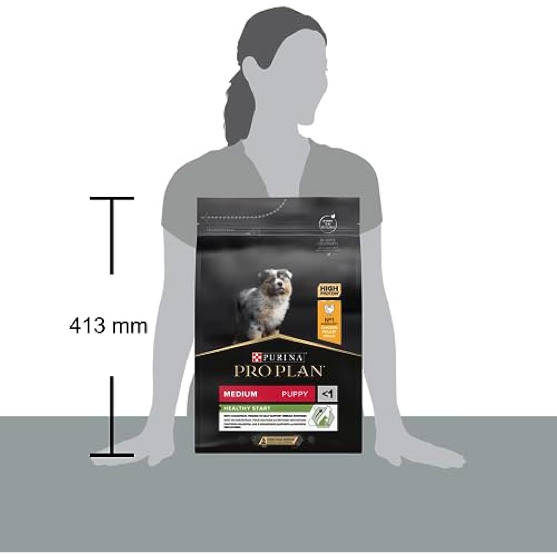 PRO PLAN® Medium Puppy Dry Dog Food Healthy Start Rich in Chicken 3kg