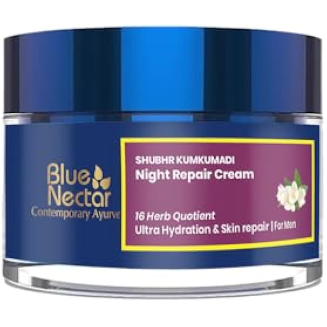 Blue Nectar Jasmine & Pachouli Nourishing Night Repair Cream (Men, 50 g)