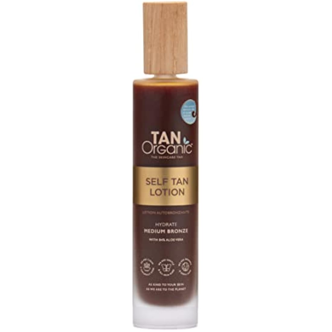 TanOrganic Self Tanning Lotion Fake Tan Certified Organic Natural Vegan 100ml
