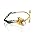 MDF LoSace/Gold MD One Epoch Lightweight Titanium Stethoscope, Adult, LoSace Tube, Gold Chestpieces-Headset, MDF777TLSK