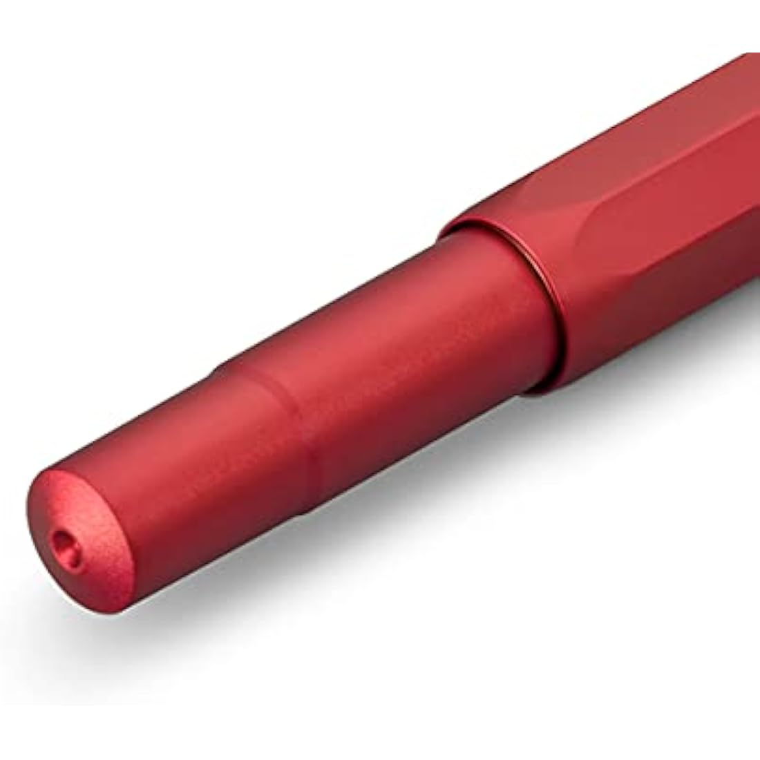 Kaweco AL SPORT Deep Red Fountain Pen I Premium Aluminium Fountain Pen for Ink Cartridges with High-Quality Steel Nib I Fountain Pen 13 cm I Fountain Pen in Red I Nib Width: F (Fine)