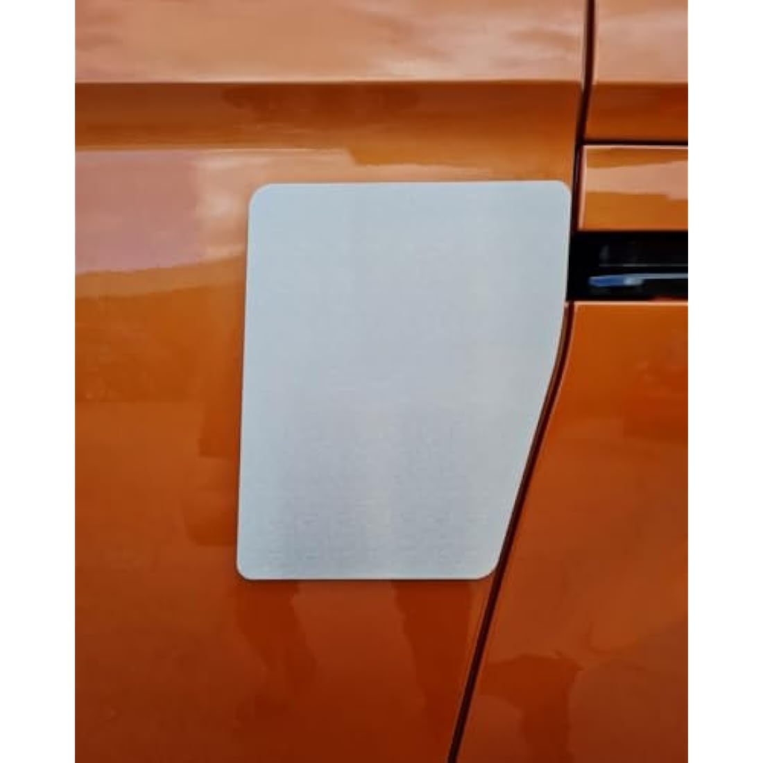 Sussex Installations FOR3-NSL-EXT-001 Brushed stainless Repair/security shield compatible with Ford Custom (2013 > 2023) van - left side/nearside loading door.