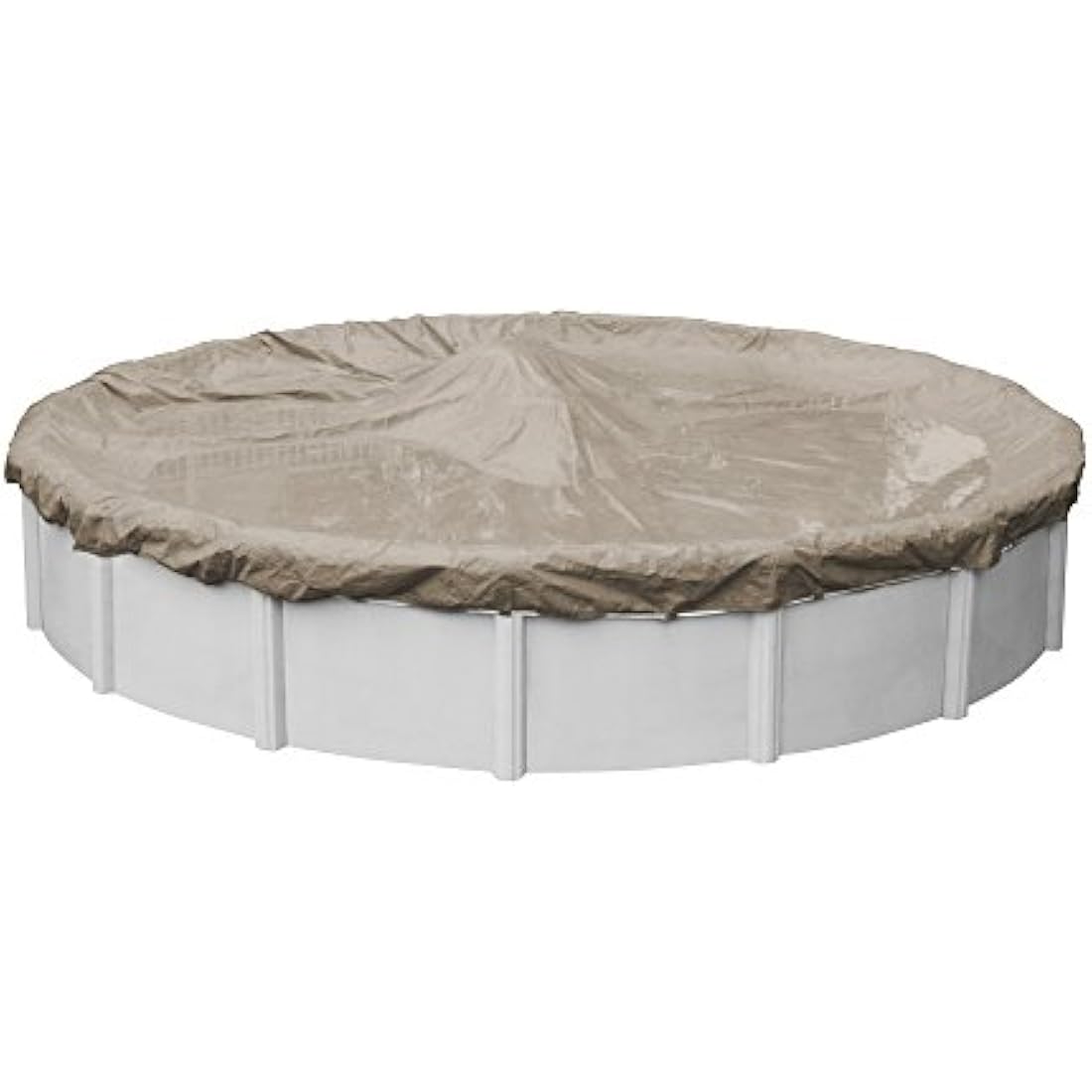 Pool Mate 5728-4 Sandstone Round Winter Pool Cover, 28-ft. Pool