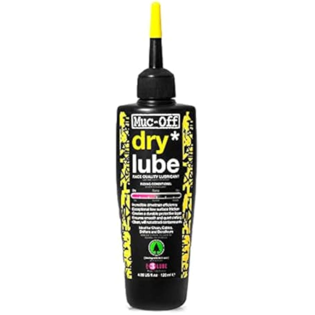 Muc-Off Dry Lube 120ml chain oil (Packaging may vary), Black