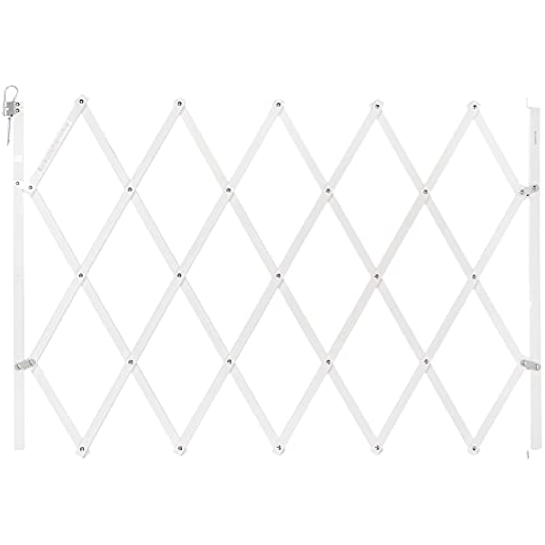 Nordlinger Pro 742001 Stop'Fix Extendable Wooden Pet Barrier for Dogs White