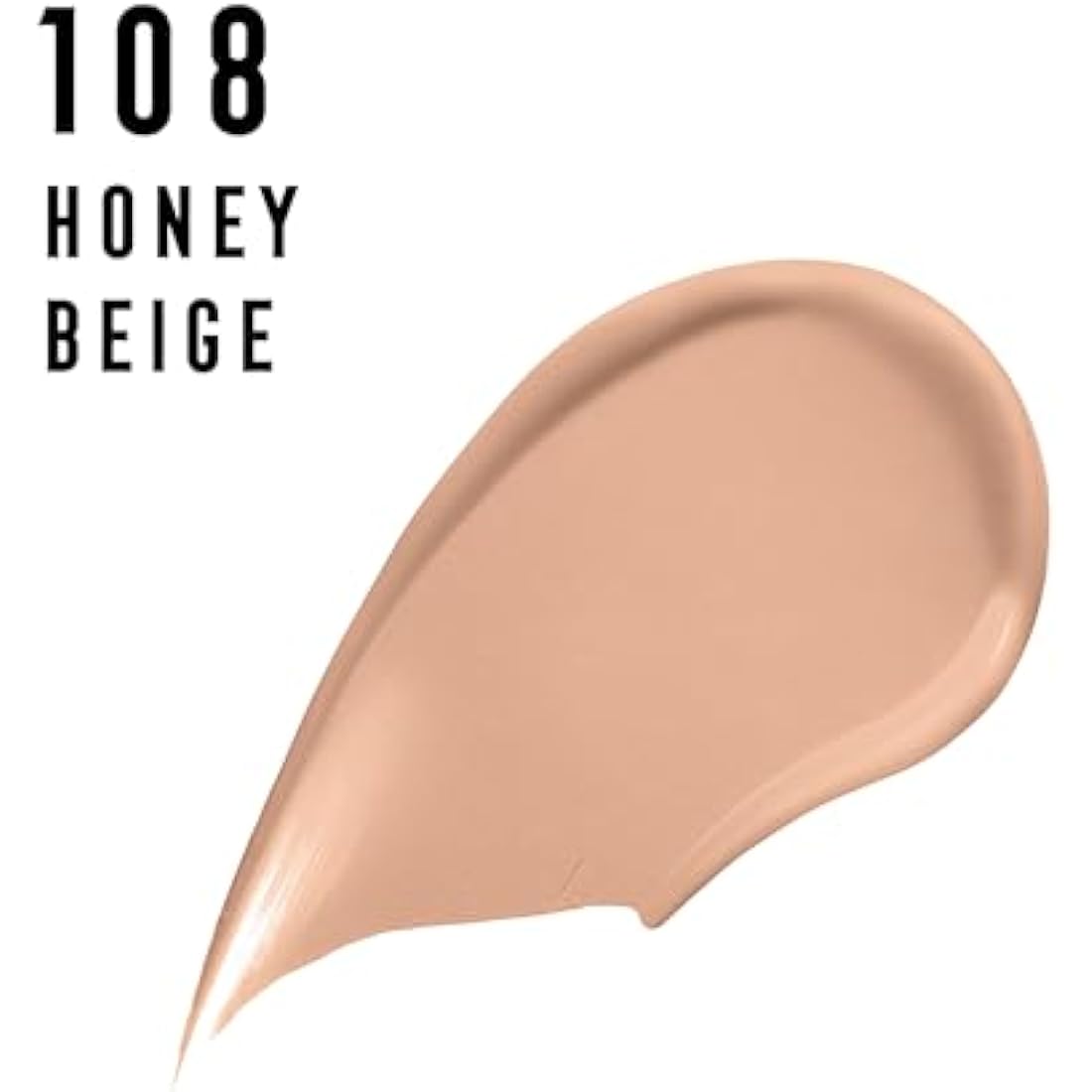 Max Factor Lasting Performance Liquid Foundation, 108 Honey Beige, Full Coverage, Flawless and Radiant Finish, Lightweight Formula, Smudge Resistant, Non Pore-Clogging, Fragrance Free, 35ml