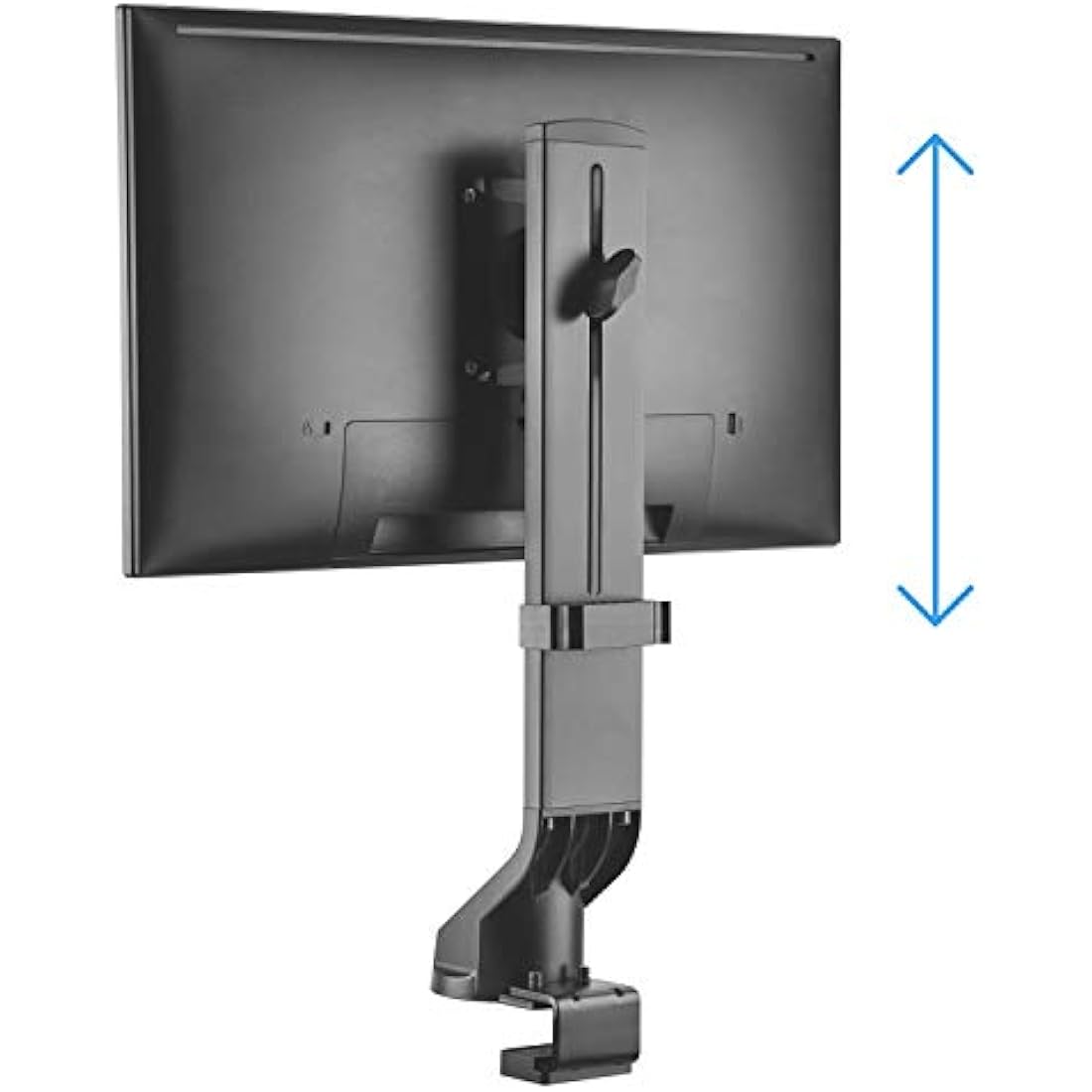 Maclean MC-853 For 1 Monitor Screen Mount Desk Mount With Computer Desk Bracket 17 to 32 "VESA 75x75 100x100 to 8kg (For 1 Screen)