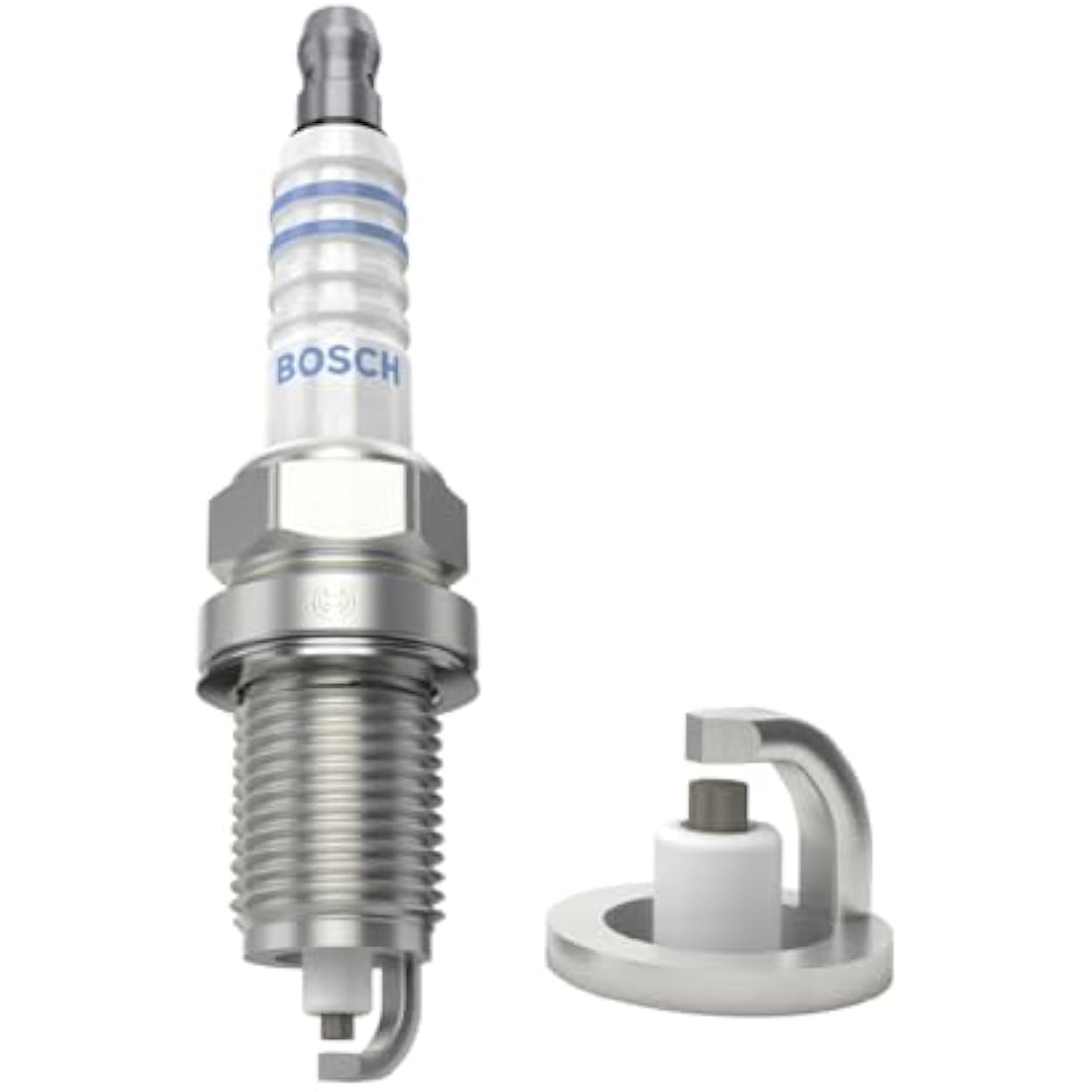Bosch 0242230806 (N40), Spark Plug Set of 4 - for a Reliable Gasoline Engine Start and Long Service Life - with Robust Design
