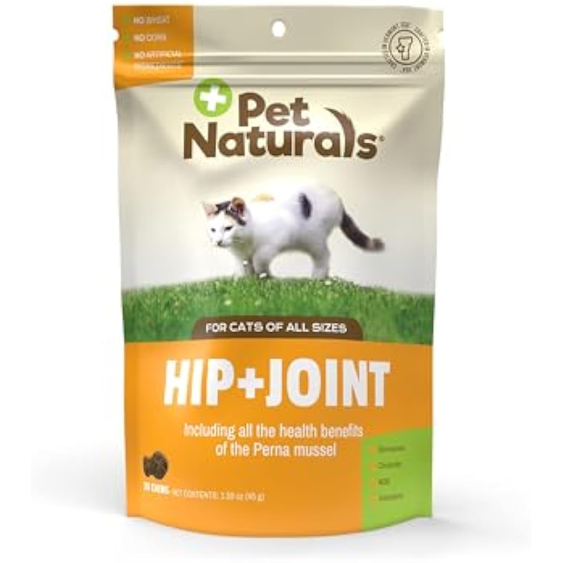 Pet Naturals - Hip + Joint for Cats, Daily Hip & Joint Support Supplement, 30 Chews