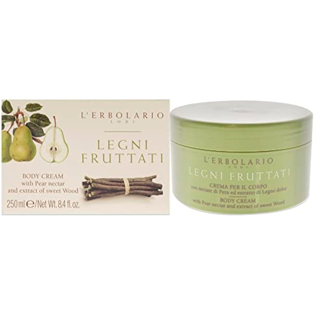 LErbolario Fruits and Woods Body Cream For Unisex 8.4 oz Body Cream