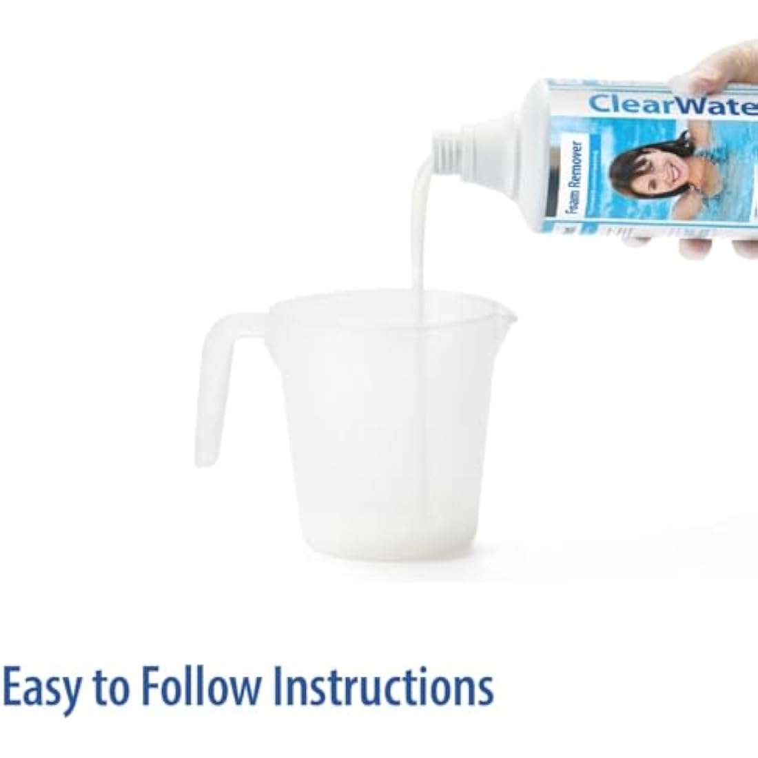 Clearwater Foam Remover for Swimming Pool and Spa Treatment, 1 Litre