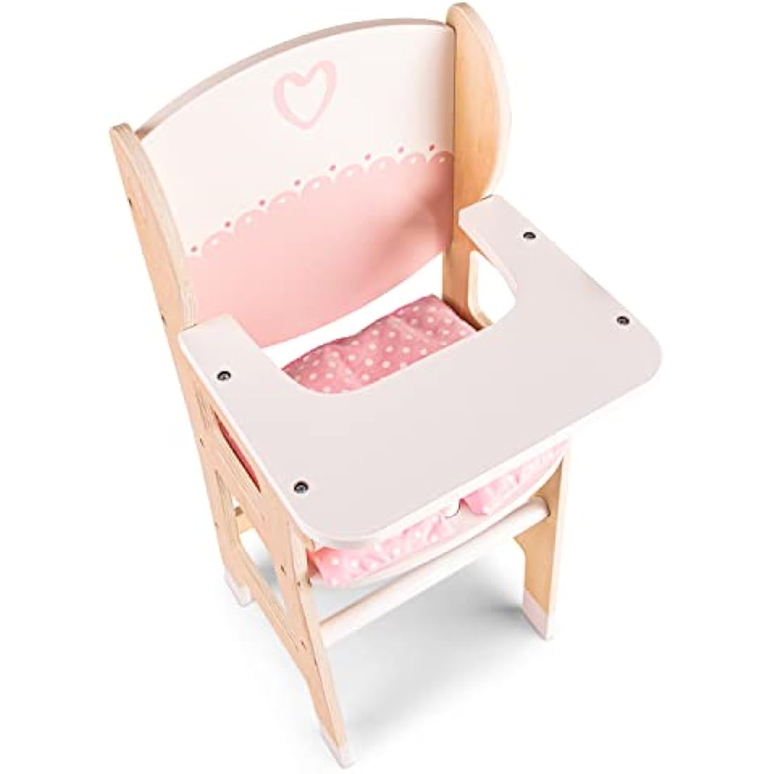 New Classic Toys 10775 Wooden Doll Chair with Pillow, Medium