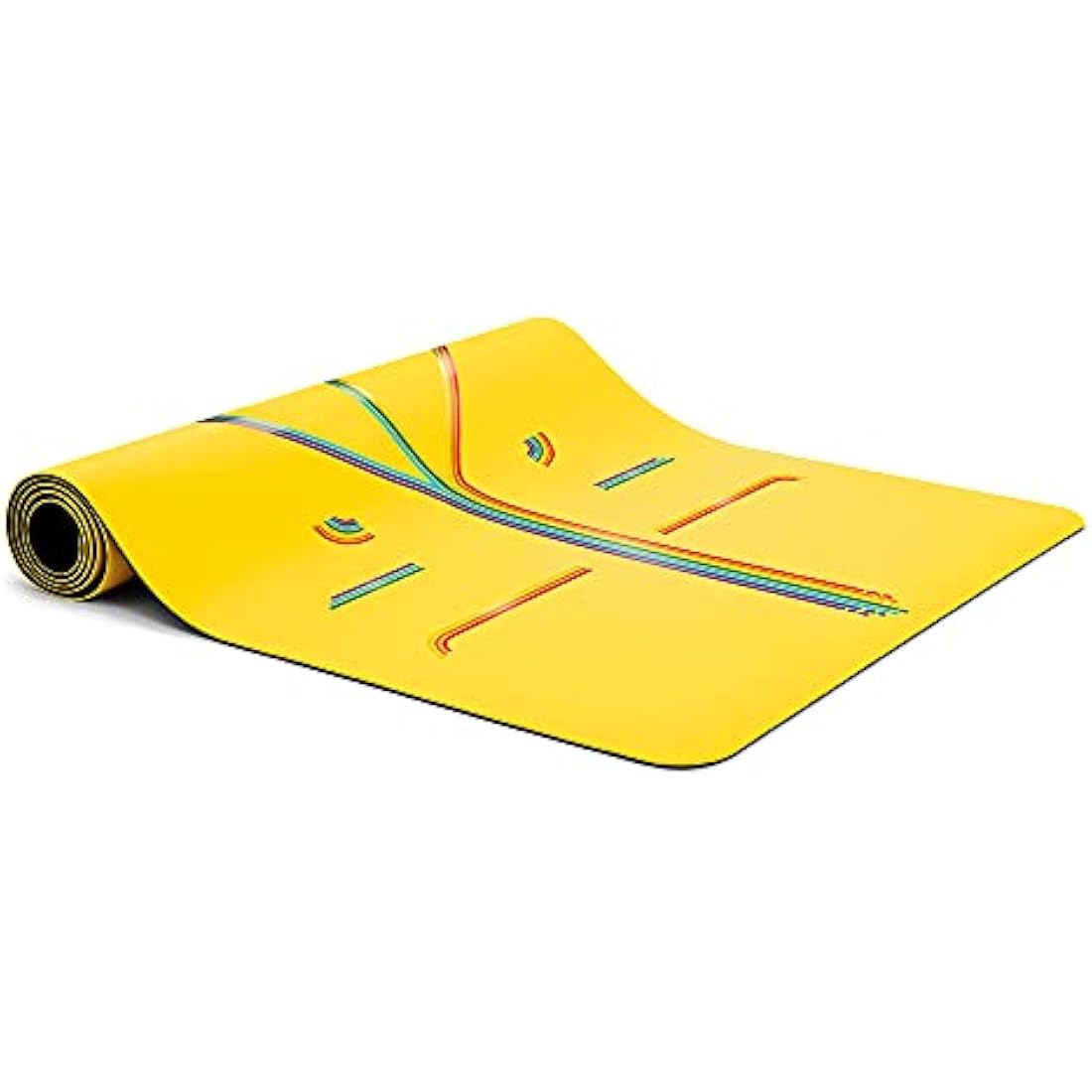 Liforme Travel Yoga mat – Patented Alignment System, Warrior-like Grip, Non-slip, Eco-friendly and Biodegradable, Ultra-lightweight, Sweat resistant, Long, Wide and Thick