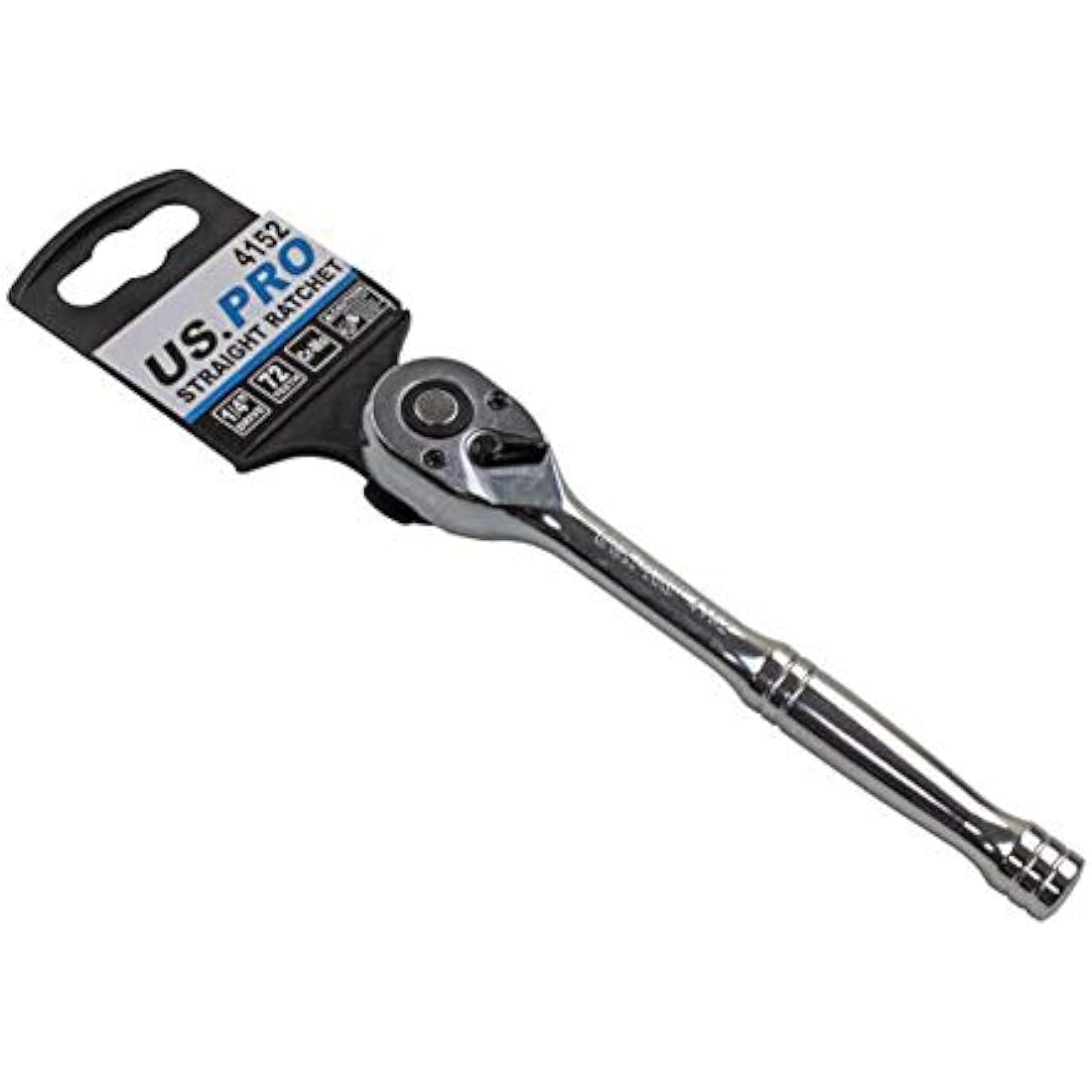 US PRO 1/4" Drive 72T Quick Release Reversible Ratchet Socket Wrench 4152