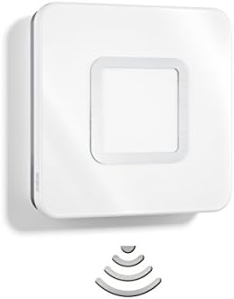 Steinel Indoor Light RS LED M1 S Stainless Steel, 8.8 W LED Wall lamp, Ceiling Light, 759 lm, 360° Motion Detector, 8m Range