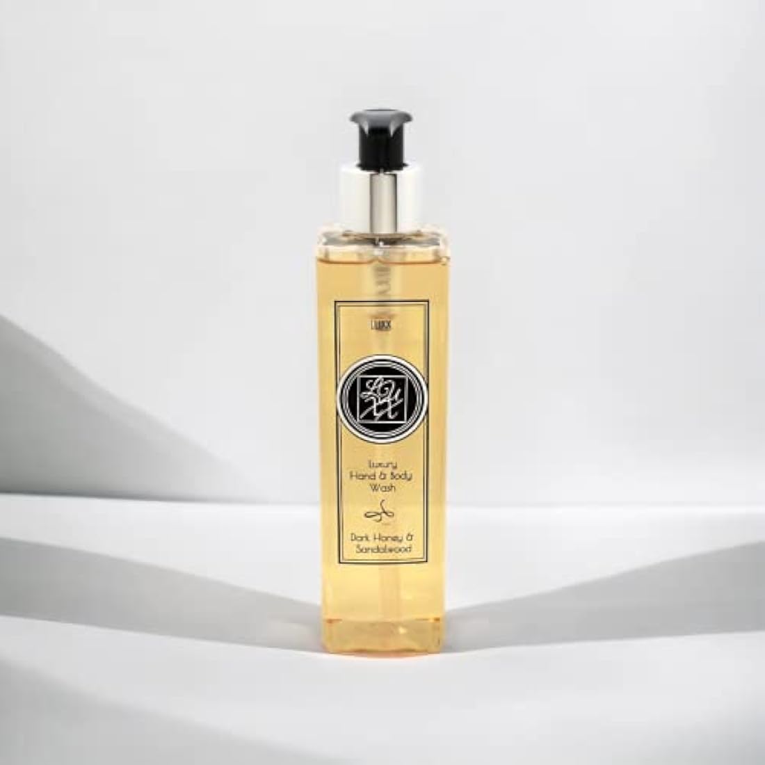 Luxx Creations - Hand Soap & Body Wash 250ml (Dark Honey & Sandalwood) - Highly Fragranced, Free from SLS, Vegan Friendly