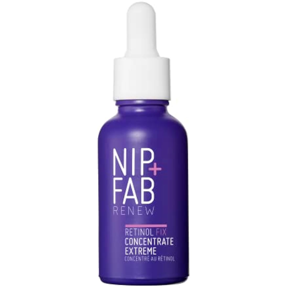Nip+Fab Retinol Fix Concentrate Extreme 10% - Next-Generation Solution for Youthful Skin with Time-Release Complex, Bakuchiol, Peptides, and Hydration Complex, 30ml