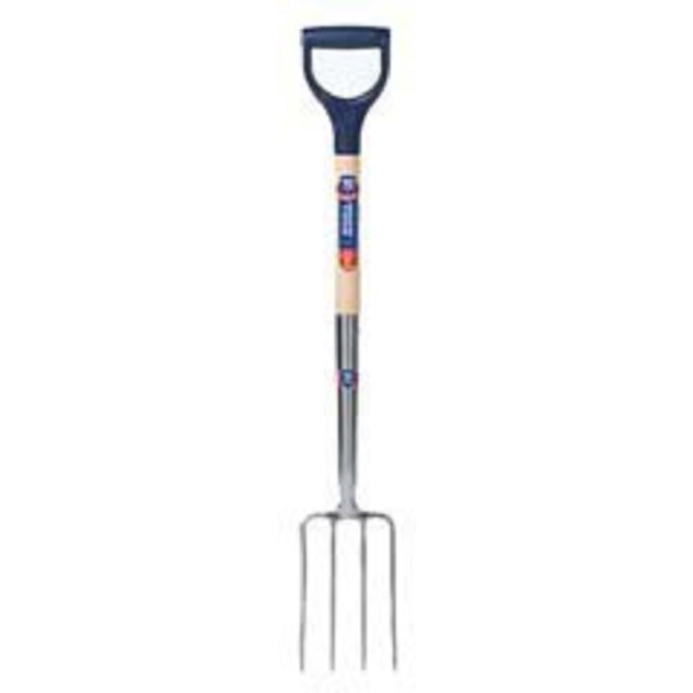 Spear & Jackson 1560SF Neverbend Stainless Digging Fork, Blue