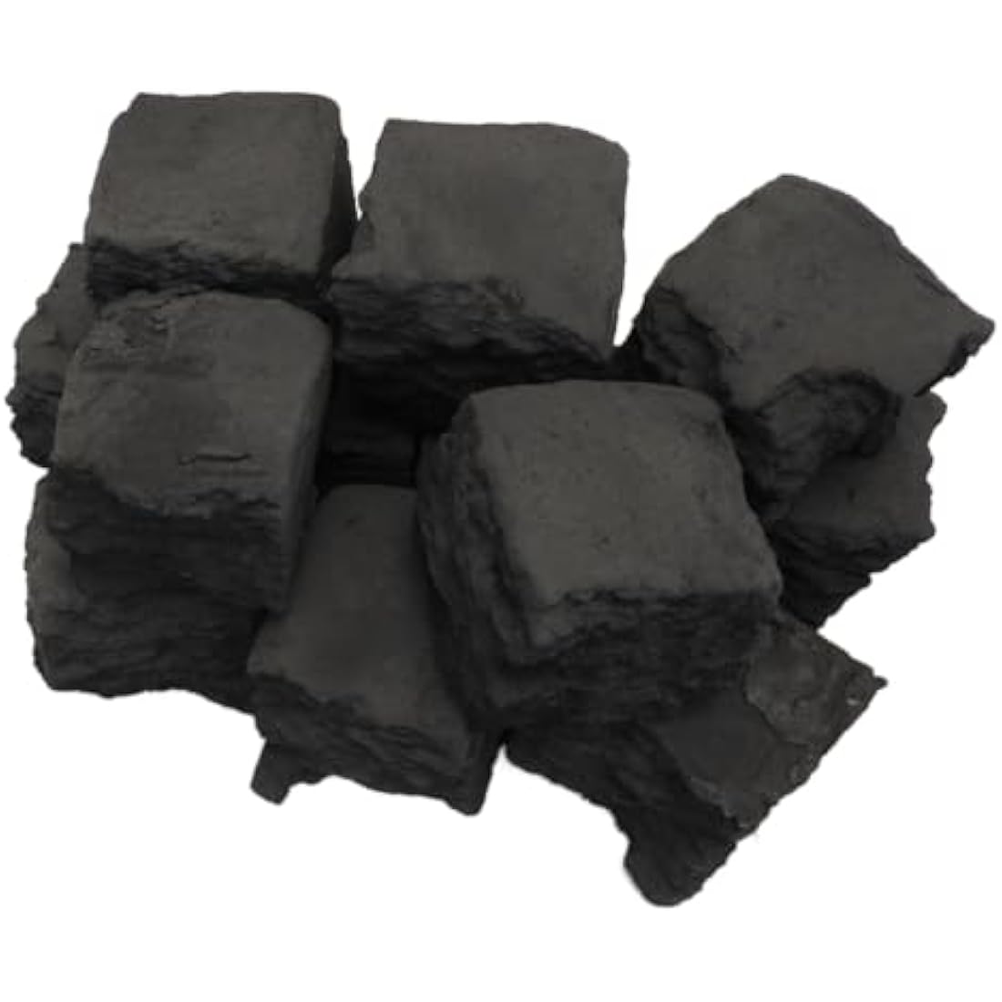 The Stove Wizard Gas Fire Replacement coal 20 Large Square Ceramic Coals Suitable for Gas, Electric, LPG and Bio Ethanol Fires