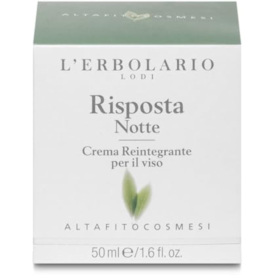 LErbolario Risposta Night Reintegrating Face Cream, 50 ml - Face Moisturizer - With Shea Butter - Moisturizing and Nourishing - Cruelty-Free