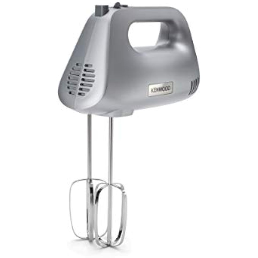 Kenwood Handmixer, 450W, 5 Speeds, Stainless Steel Kneaders and Beaters for Durability and Strength HMP30.A0SI- Silver