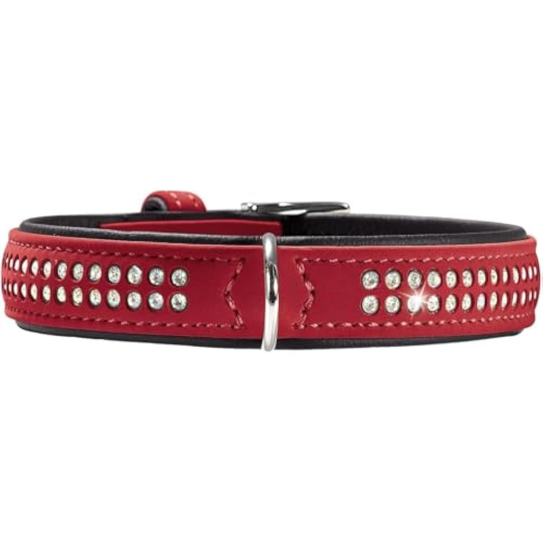 Hunter Softie Deluxe Collar, 35, Red/Black