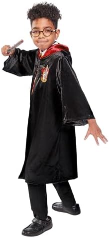 Rubie's Official Harry Potter Gryffindor Deluxe Robe Childs Costume, Kids Fancy Dress