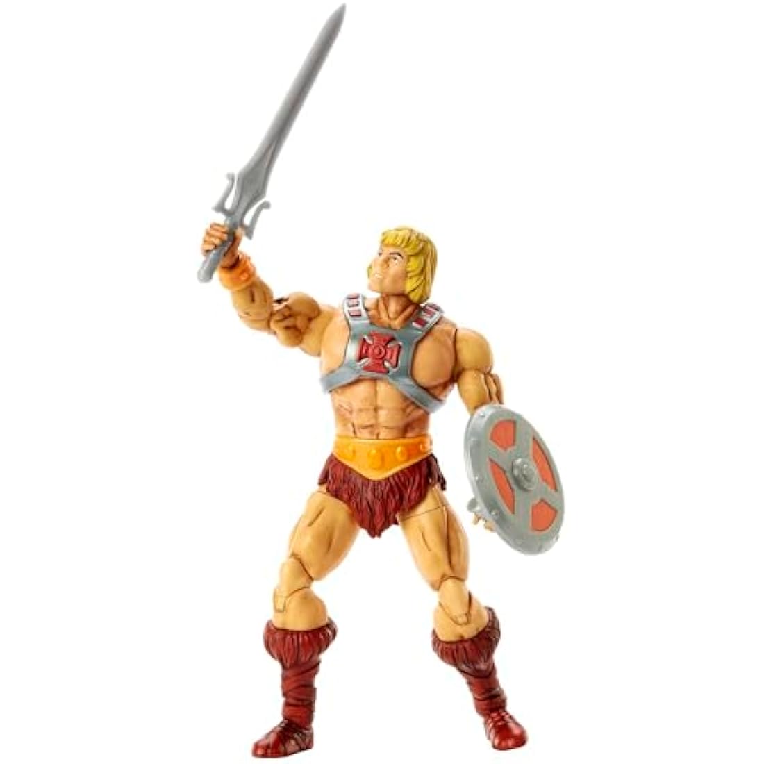 Masters of the Universe Masterverse 40th Anniversary Figure He-Man Action Figure with Accessories, 7-inch MOTU Collectible Gift