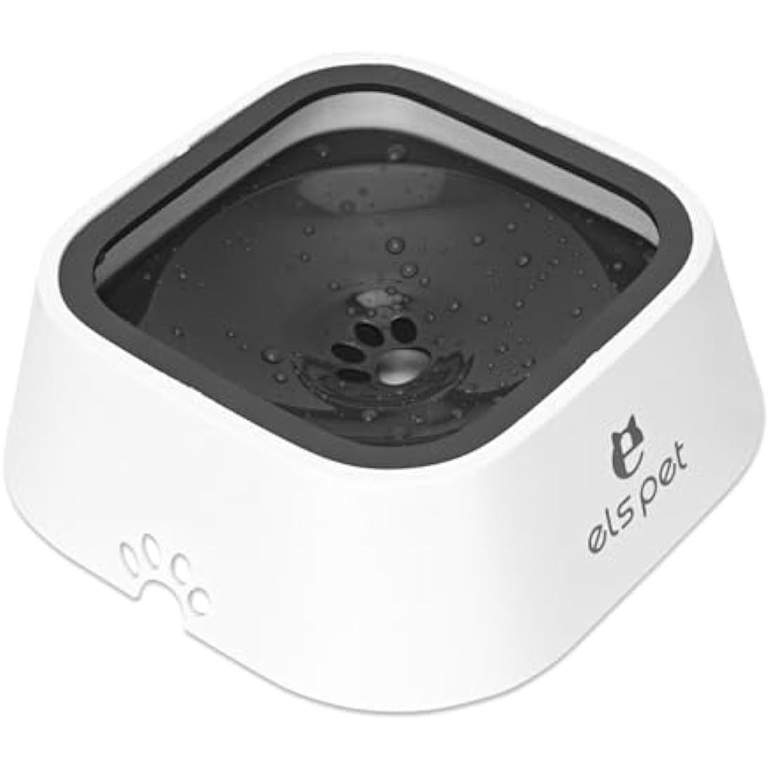 Non Spill Dog Water Bowl, Splash-Free, No Spill, Anti-Choking Dog Bowl, Vehicle Carried Pet Water Bowl for Dogs, Cat, Puppy, Kitty, 1.5L Large Capacity (Grey)