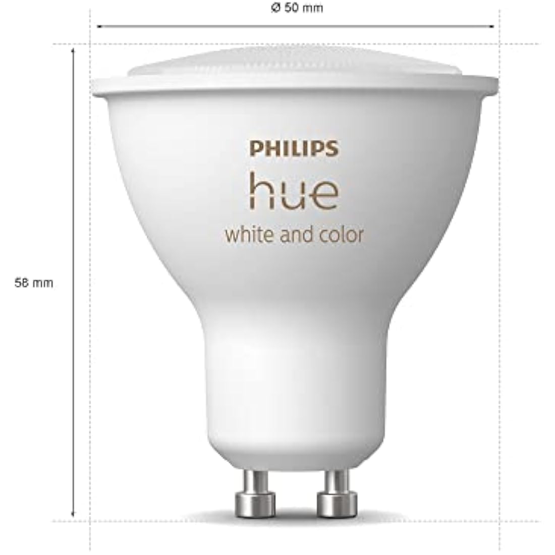 Philips Hue New White and Colour Ambiance Smart Light [GU10 Spot] with Bluetooth. Works with Alexa, Google Assistant and Apple Homekit. for Home Indoor Lighting for Livingroom, Lounge.