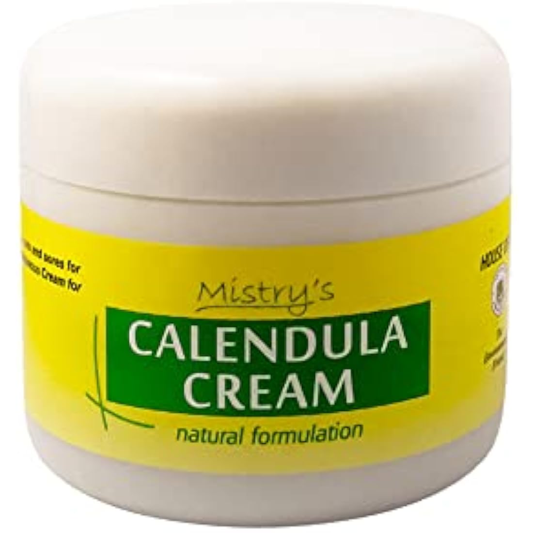 Mistry's Calendula Cream 50g - Calms & Hydrates, Muti-Purpose Skin Cream for Healing Cuts, Sores and Treating Rough Skin - Additive Free, Vegan,