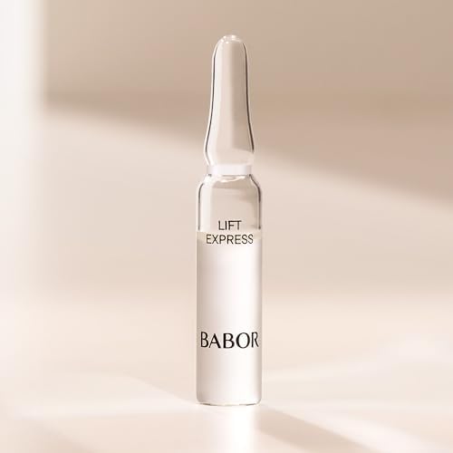BABOR Lift Express Anti-Aging Serum Ampoules for the Face, for Immediate Anti-Wrinkle Effect, Vegan Formula, 7 x 2 ml Concentrated Ampoules