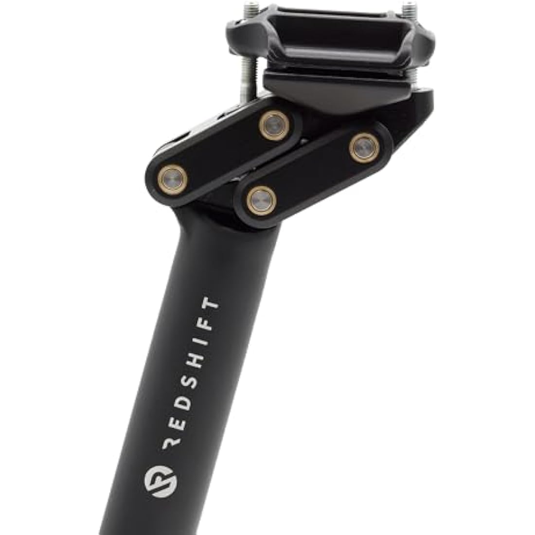 REDSHIFT Dual-Position Bike Seatpost, Aluminum Bicycle Seat Post Saddle Pole, Cycle Biking Accessories and Parts, 27.2mm x 350mm Black