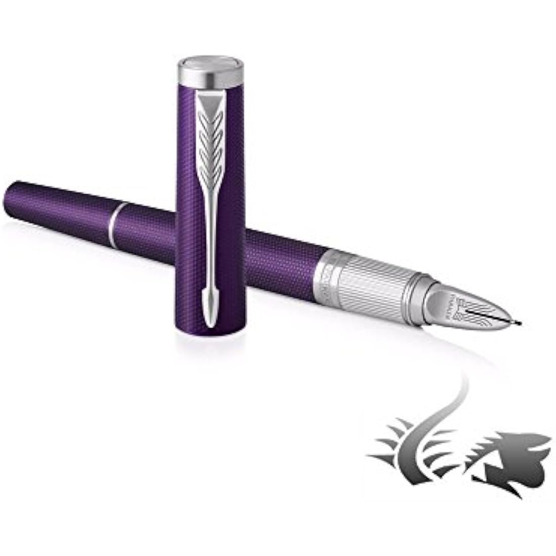 Parker Ingenuity 5th Technology Pen, Fine Point with Black Ink Refill 1931454 - Deluxe Blue Violet