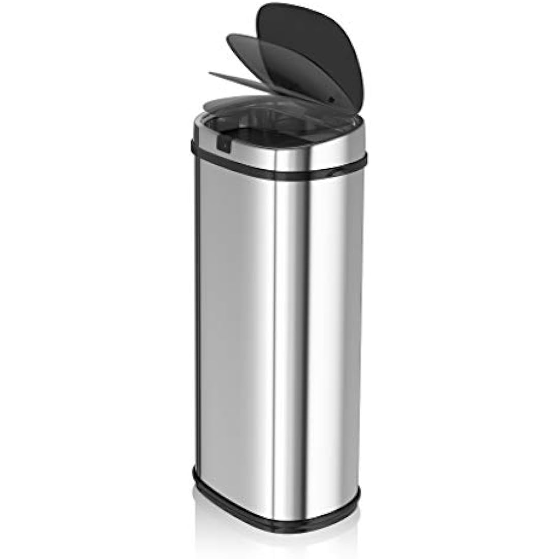 Morphy Richards Chroma 971519 Square Kitchen Bin with Infrared Motion Sensor Technology, 50 Litre Capacity, Stainless Steel
